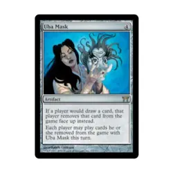 WOTC MtG Champions of Kamigawa Uba Mask (R) EX - Image 1