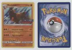Mudsdale (Guardians Rising Stamp) Pokemon Sun & Moon Black Star Promo #SM20 5jq - Image 3