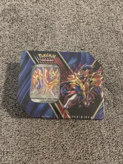 Pokemon TCG 2022 Legends of Galar Tin Zamazenta V Sealed New - Image 1
