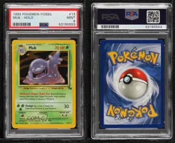 Muk Holo Pokemon Fossil PSA 9 MINT 1999 2f4 - Image 3