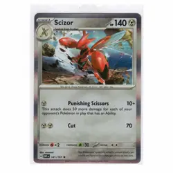 Scizor Pokemon Scarlet & Violet Obsidian Flames Holo 141/197 - Image 1