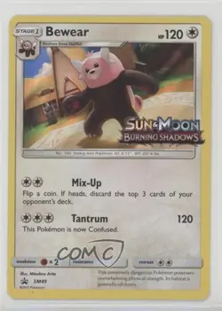 Bewear (Burning Shadows Prerelease) Pokemon Sun & Moon Black Star Promo 5jq - Image 1