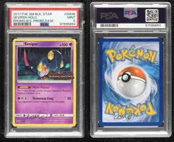 Seviper (Burning Shadows Prerelease) Pokemon Sun & Moon Black Star Promo 14dq - Image 3