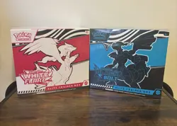 Pokemon TCG Black Bolt White Flare ETB Elite Trainer Box Set Factory Sealed Lot - Image 1