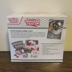 Pokemon TCG Black Bolt White Flare ETB Elite Trainer Box Set Factory Sealed Lot - Image 3