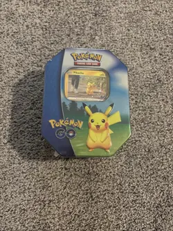 Pokemon TCG Pokemon GO Tin New & Factory Sealed! Pikachu - Image 1