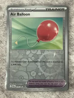 Pokemon TCG - Air Balloon (Reverse Holo) - 079/086 - SV: Black Bolt NM - Image 1