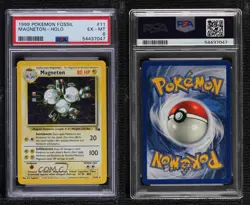 Magneton Holo Pokemon Fossil PSA 6 1999 13c1 - Image 3