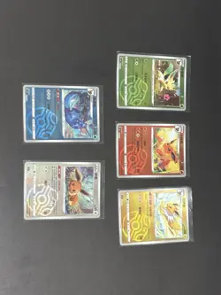 Eeveelutions Masterball Set Of 5 NM Chinese Exclusive Gem Pack Vol 2 Pokemon - Image 1