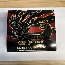 Pokemon LOST ORIGIN ETB NO PACKS OR PROMO Great storage solution Sleeves - Image 1
