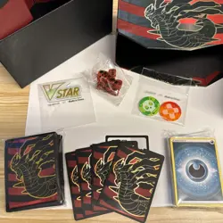 Pokemon LOST ORIGIN ETB NO PACKS OR PROMO Great storage solution Sleeves - Image 3