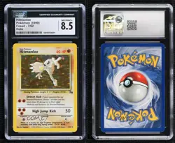 Hitmonlee Holo Pokemon Fossil CGC 8.5 1999 0o52 - Image 3
