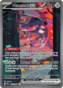 1x Genesect ex (#169/086) - Holofoil NM Eng Pokemon - SV: Black Bolt - Image 1