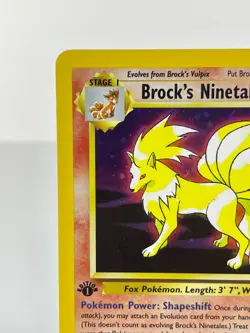 1st Edition Brock's Ninetales 3/132 - Gym Challenge - Holo - Pokemon - NM - Image 4