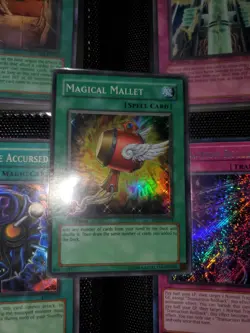 Yugioh Magical Mallet 1st Edition Super Rare DP2-EN024 NM - Image 1