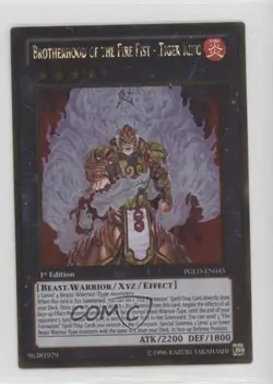 GR - Brotherhood of the Fire Fist Tiger King 1st Ed. YuGiOh Premium Gold 0g0l - Image 1