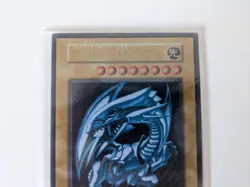 Yugioh Blue Eyes White Dragon Stainless Steel Card 20th Anniversary Limited Rare - Image 2