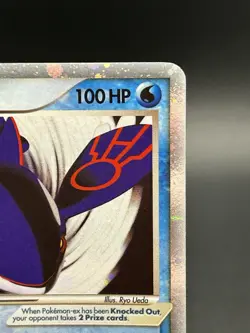 Kyogre ex 037 Promo Holo Pokemon Card - Image 3
