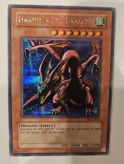 Unlimited Edition Harpie's Pet Dragon FMR-002 Forbidden Memories Yu-Gi-Oh TCG - Image 1