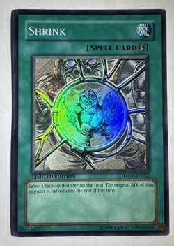 Yugioh Shrink STON-ENSE2 Super Rare Limited Near Mint - Image 1