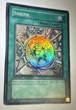 Yugioh Shrink STON-ENSE2 Super Rare Limited Near Mint - Image 2