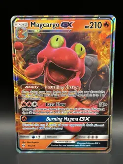 Magcargo GX 44/214 - Pokemon Lost Thunder Card - NM - Image 1