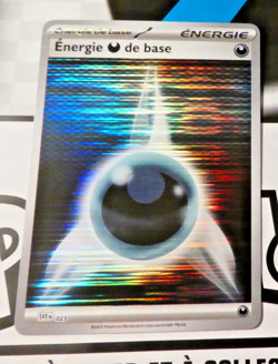 Pokemon Foudre Noire Francais Card Holo Carte Energie Obs SVE 023 BLK FR Mint - Image 1