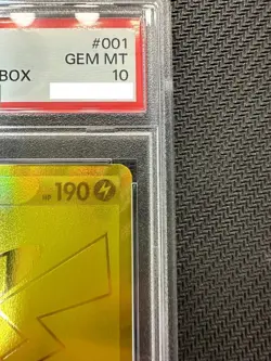 PSA 10 Pikachu V 001/015 25th Anniversary Golden Box Promo Pokemon Card Japanese - Image 3