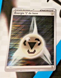 Pokemon Foudre Noire Francais Card Holo Carte Energie Metal SVE 024 BLK FR Mint - Image 1