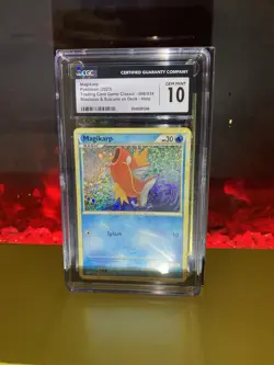 CGC 10 Magikarp Holo 006/034 Trading Card Game Classic Blastoise/Suicune Deck - Image 3