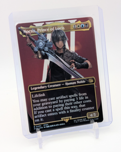 MTG - Noctis, Prince of Lucis - FOIL Borderless Rare #401 - Final Fantasy NM - Image 1