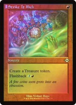 Strike It Rich Foil Retro Frame Modern Horizons 3 NM MTG - Image 1