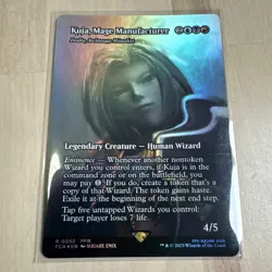 MTG Final Fantasy - Kuja, Mage Manufacturer (Inalla) Borderless FOIL FCA R 0052 - Image 2