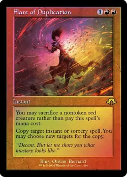 Flare of Duplication Foil Retro Frame Modern Horizons 3 NM MTG - Image 1