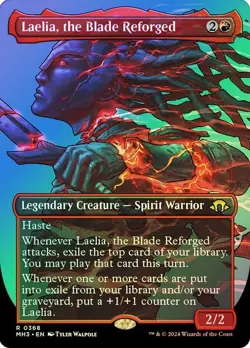 Laelia, the Blade Reforged Foil Borderless Modern Horizons 3 NM MTG - Image 1