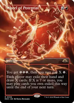 Wheel of Potential Borderless Modern Horizons 3 NM MTG - Image 1