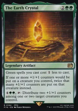 MTG - The Earth Crystal - Rare Regular #184 - Final Fantasy NM - Image 1