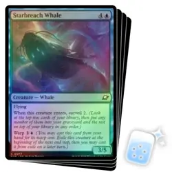 FOIL STARBREACH WHALE X4 Edge Of Eternities EOE Magic MTG MINT CARD - Image 1