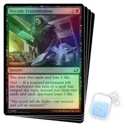 FOIL DECODE TRANSMISSIONS X4 Edge Of Eternities EOE Magic MTG MINT CARD - Image 1