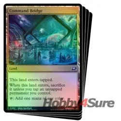 Foil Command Bridge X4 M/NM Magic: The Gathering MTG Edge Of Eternities - Image 1