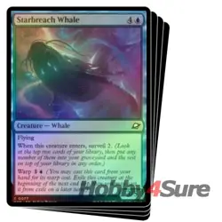 Foil Starbreach Whale X4 M/NM Magic: The Gathering MTG Edge Of Eternities - Image 1