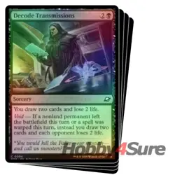 Foil Decode Transmissions X4 M/NM Magic: The Gathering MTG Edge Of Eternities - Image 1