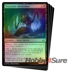 Foil Insatiable Skittermaw X4 M/NM Magic: The Gathering MTG Edge Of Eternities - Image 1