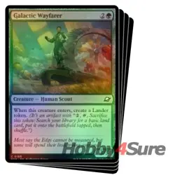 Foil Galactic Wayfarer X4 M/NM Magic: The Gathering MTG Edge Of Eternities - Image 1