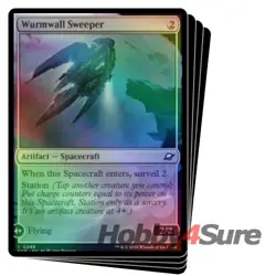 Foil Wurmwall Sweeper X4 M/NM Magic: The Gathering MTG Edge Of Eternities - Image 1