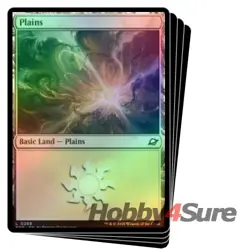 Foil Plains (268) X4 M/NM Magic: The Gathering MTG Edge Of Eternities - Image 1
