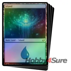 Foil Island (270) X4 M/NM Magic: The Gathering MTG Edge Of Eternities - Image 1