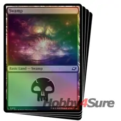 Foil Swamp (272) X4 M/NM Magic: The Gathering MTG Edge Of Eternities - Image 1