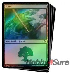 Foil Forest (276) X4 M/NM Magic: The Gathering MTG Edge Of Eternities - Image 1