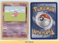 Slowpoke Pokemon Fossil #55 1999 READ 2r3 - Image 3